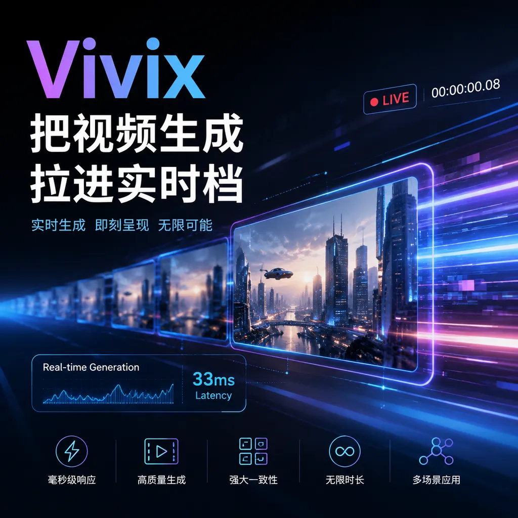 Vivix Brings Video Generation into the Real-Time Era