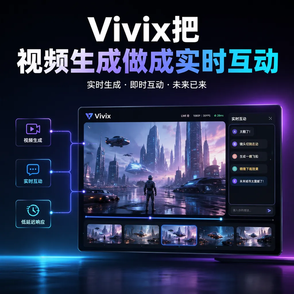Vivix把视频生成做成实时互动