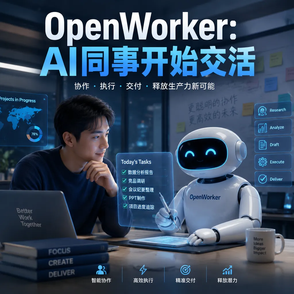 OpenWorker:AI同事开始交活