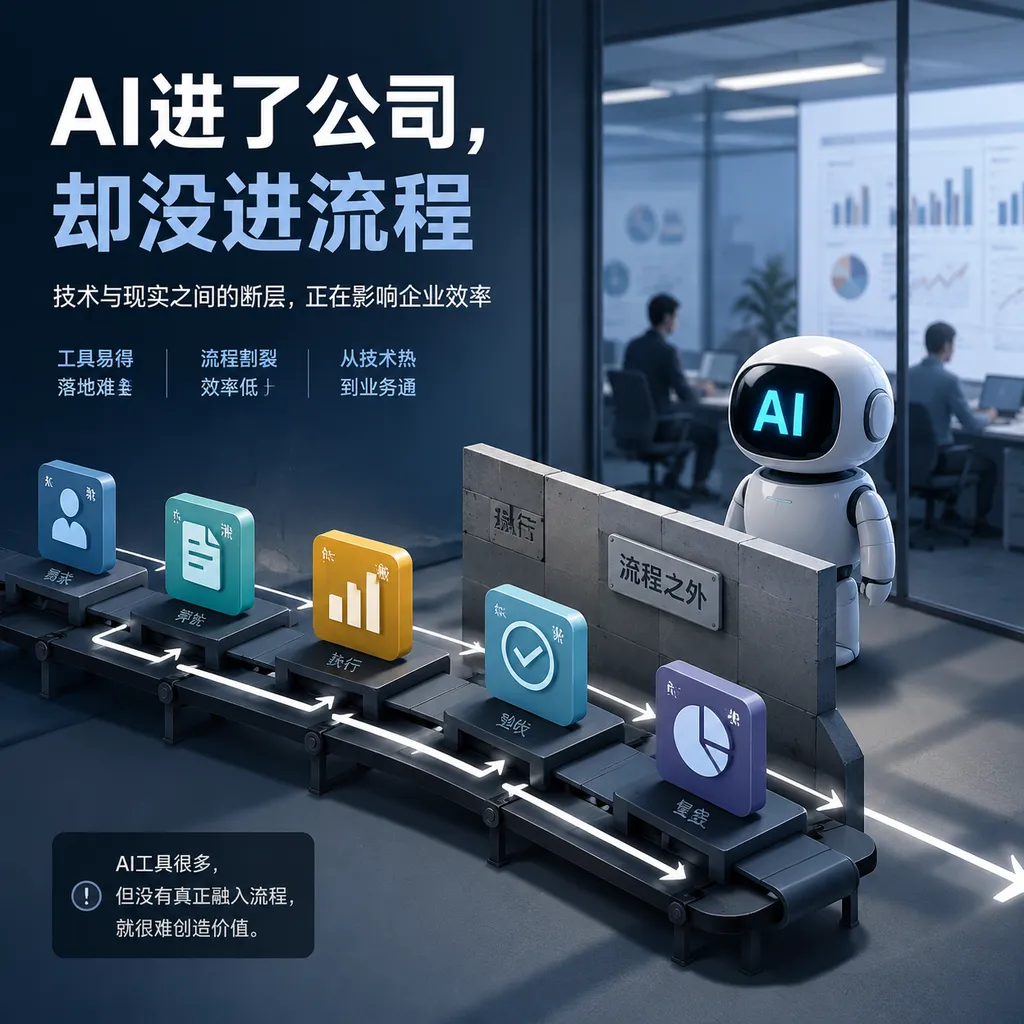 AI Entered the Company, but Not the Workflow