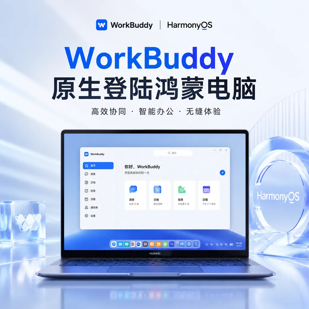 WorkBuddy原生登陆鸿蒙电脑