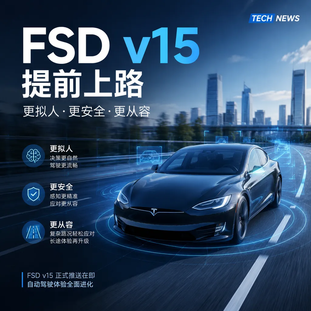 FSD v15提前上路