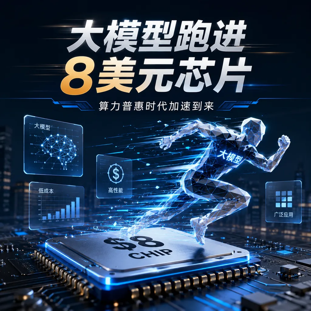 Large Models Run on an $8 Chip