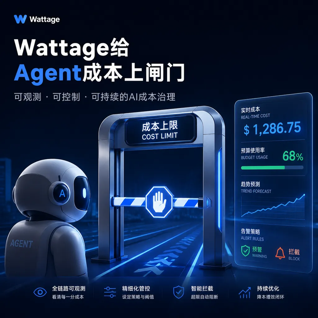 Wattage给Agent成本上闸门