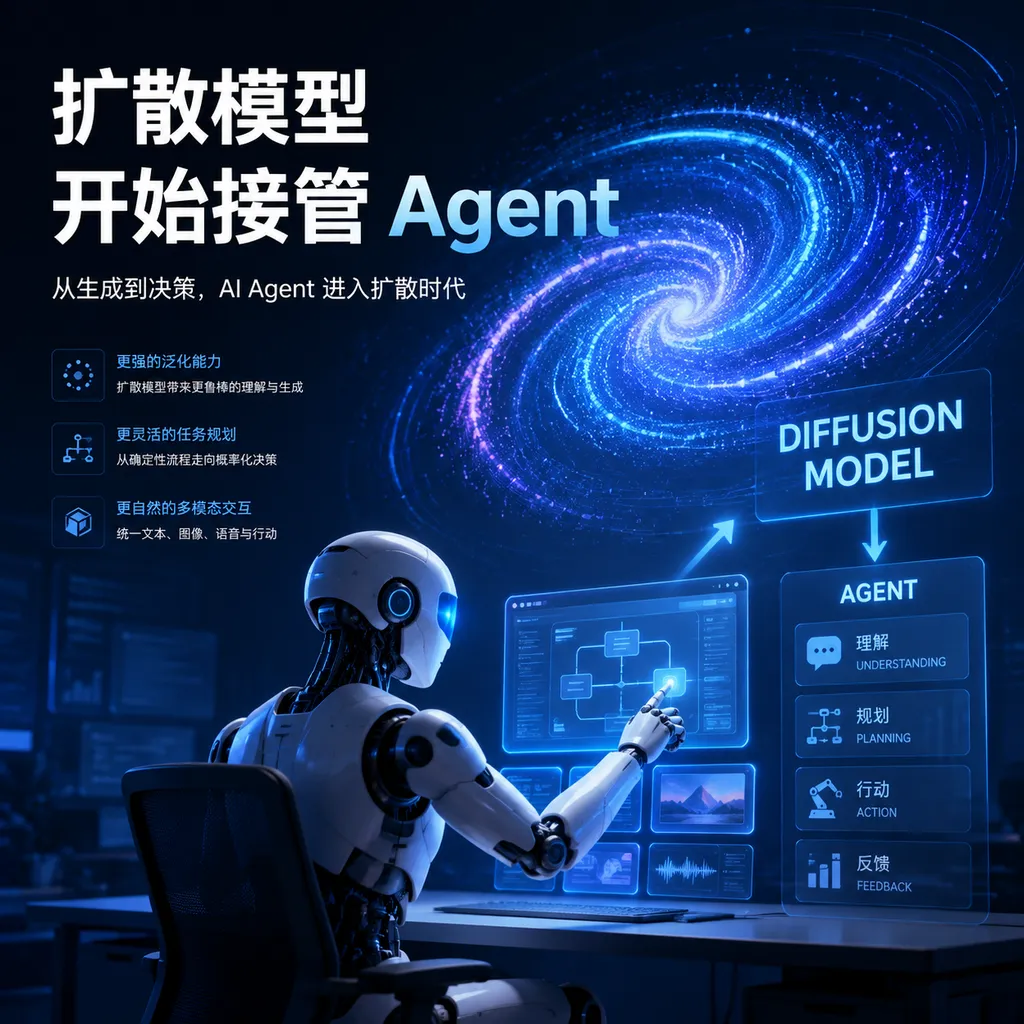 Diffusion Models Are Starting to Take Over Agents