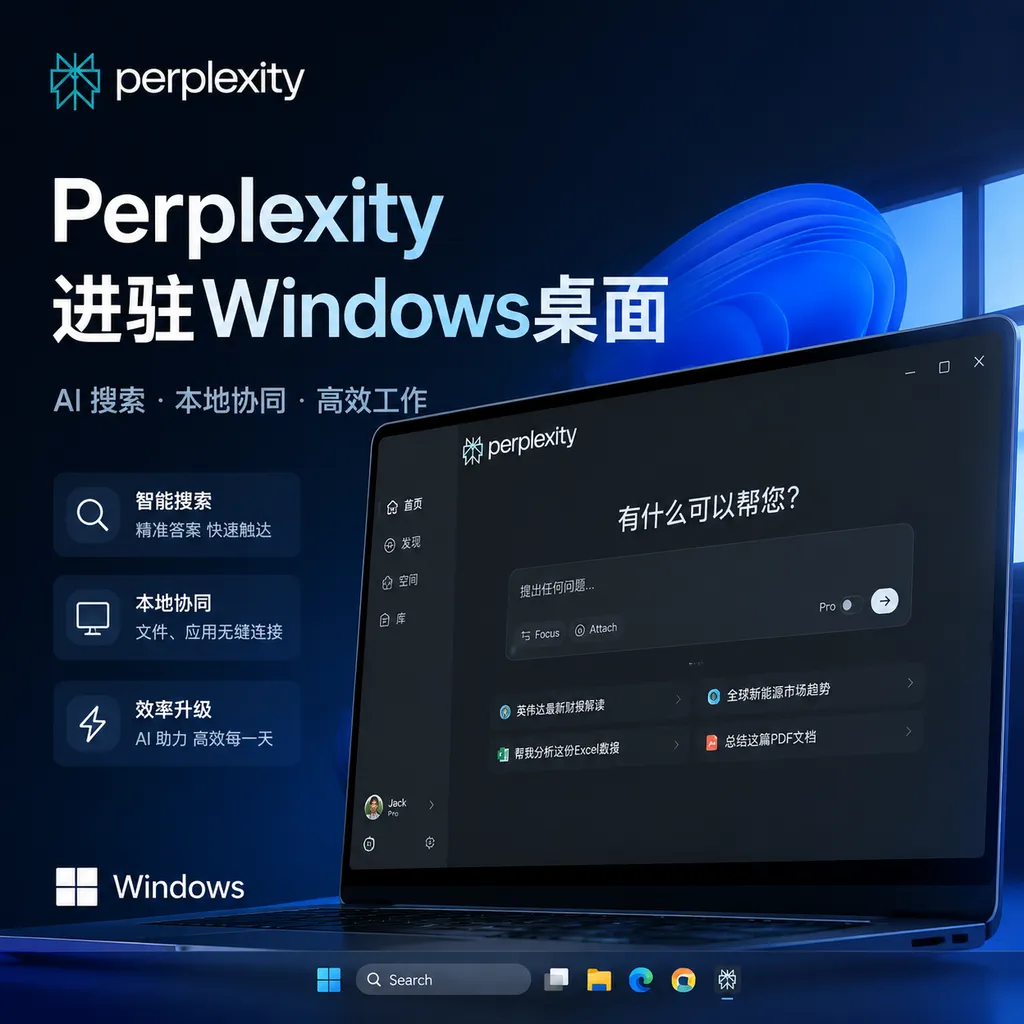 Perplexity Comes to the Windows Desktop