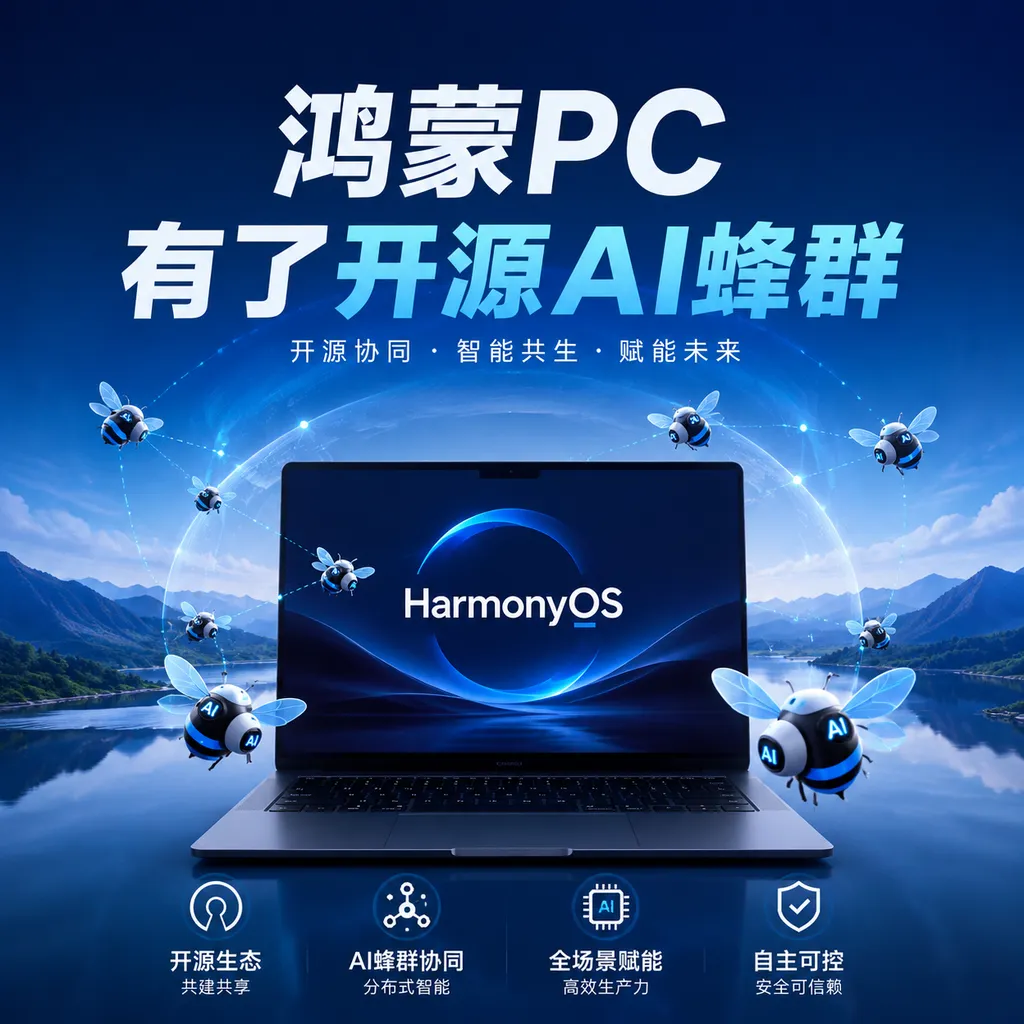 HarmonyOS PC Gets an Open-Source AI Swarm