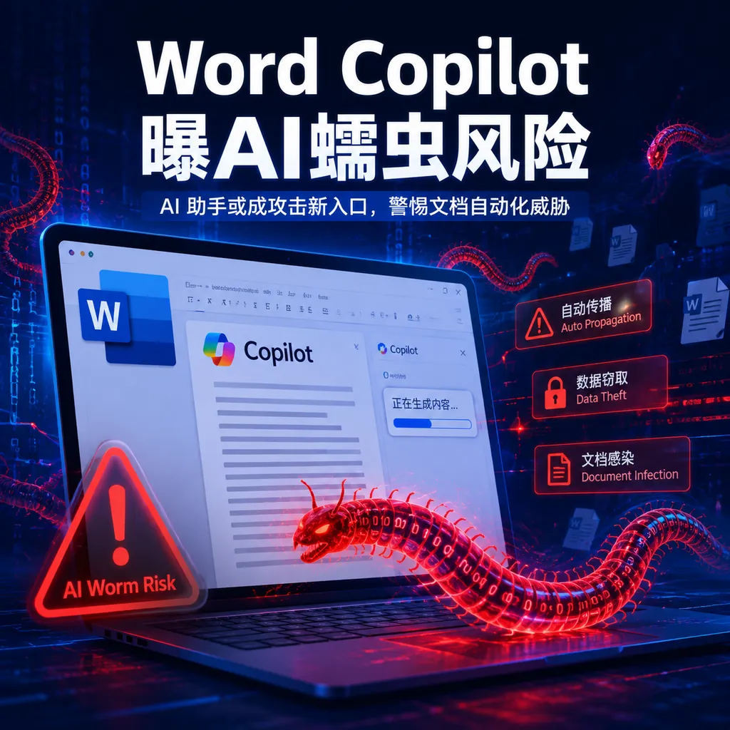 Word Copilot曝AI蠕虫风险