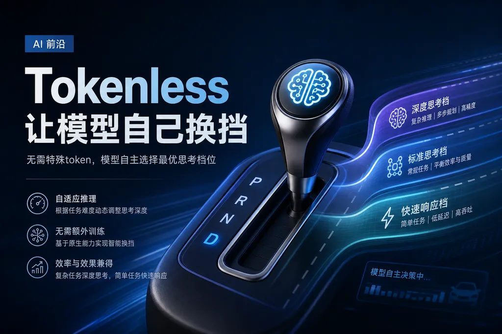 Tokenless让模型自己换挡