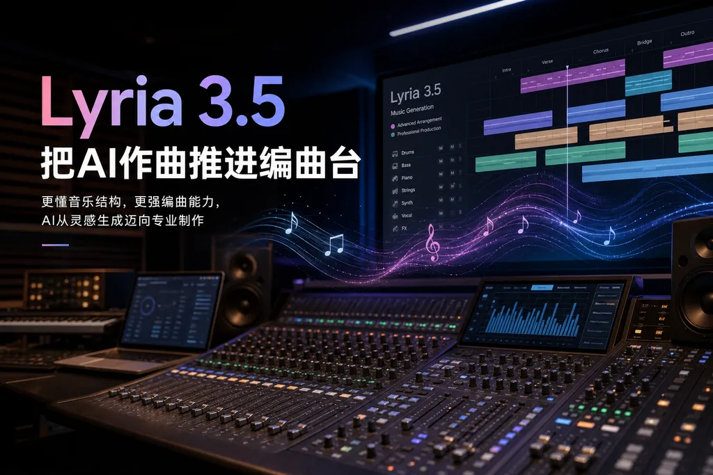 Lyria 3.5把AI作曲推进编曲台