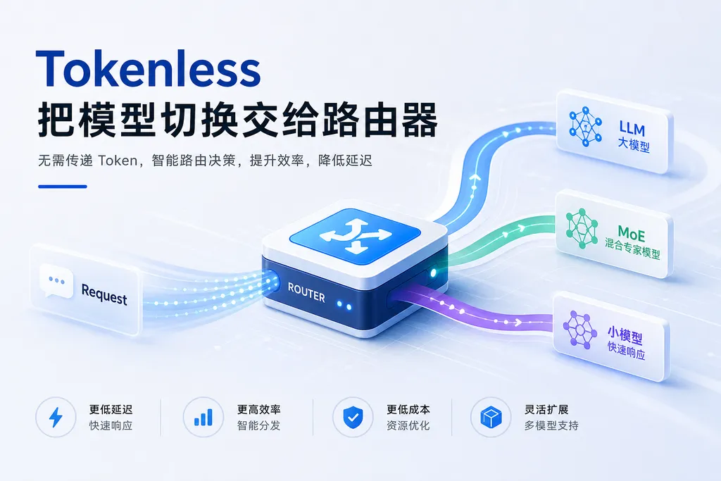 Tokenless delegates model switching to the router
