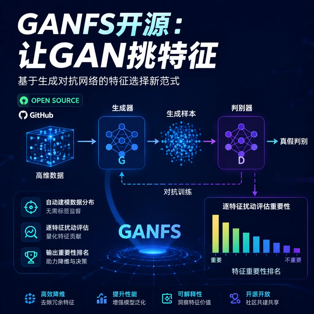 ganfs Open-Sourced: Letting GANs Select Features