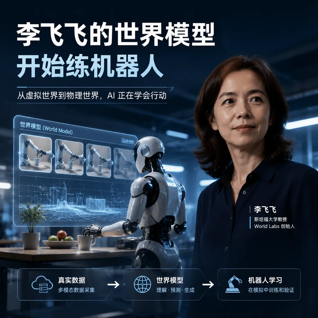 李飞飞的世界模型开始练机器人