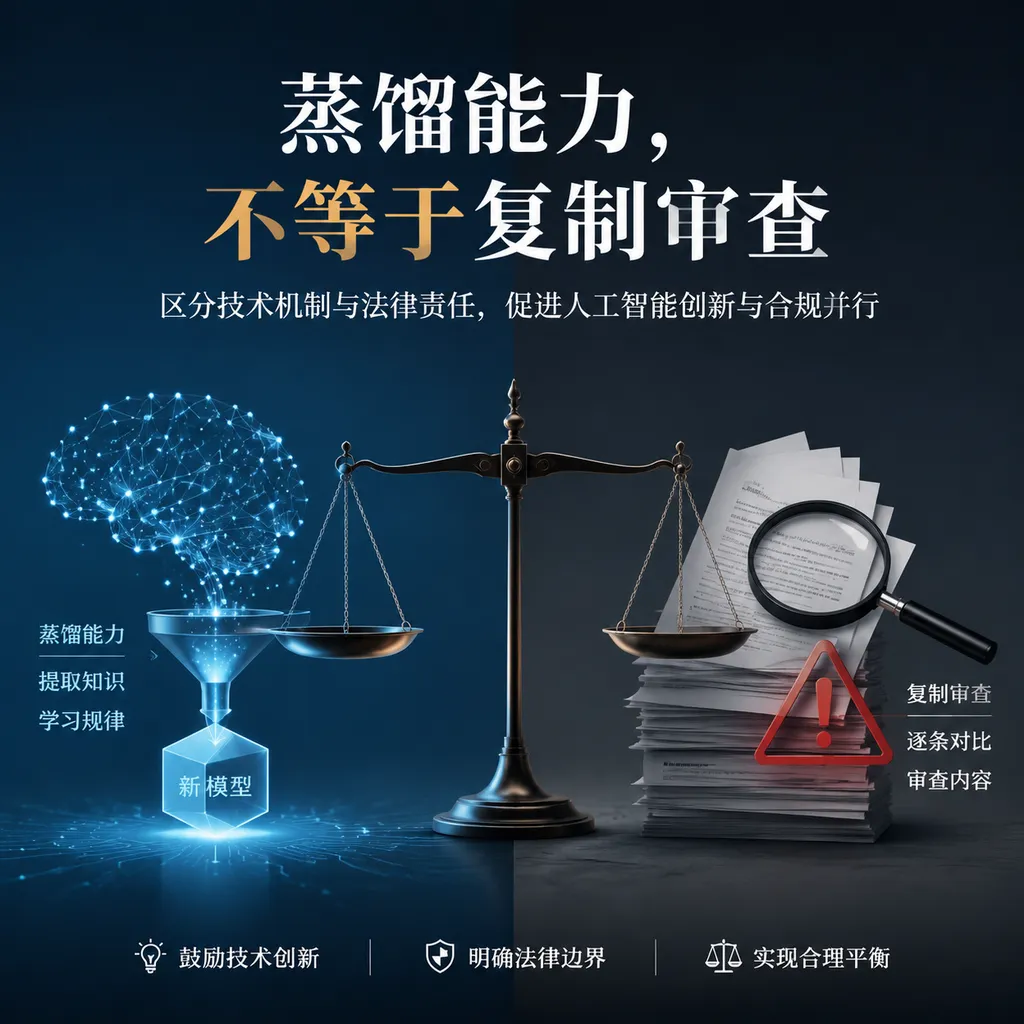 Distilling capabilities does not mean replicating censorship.
