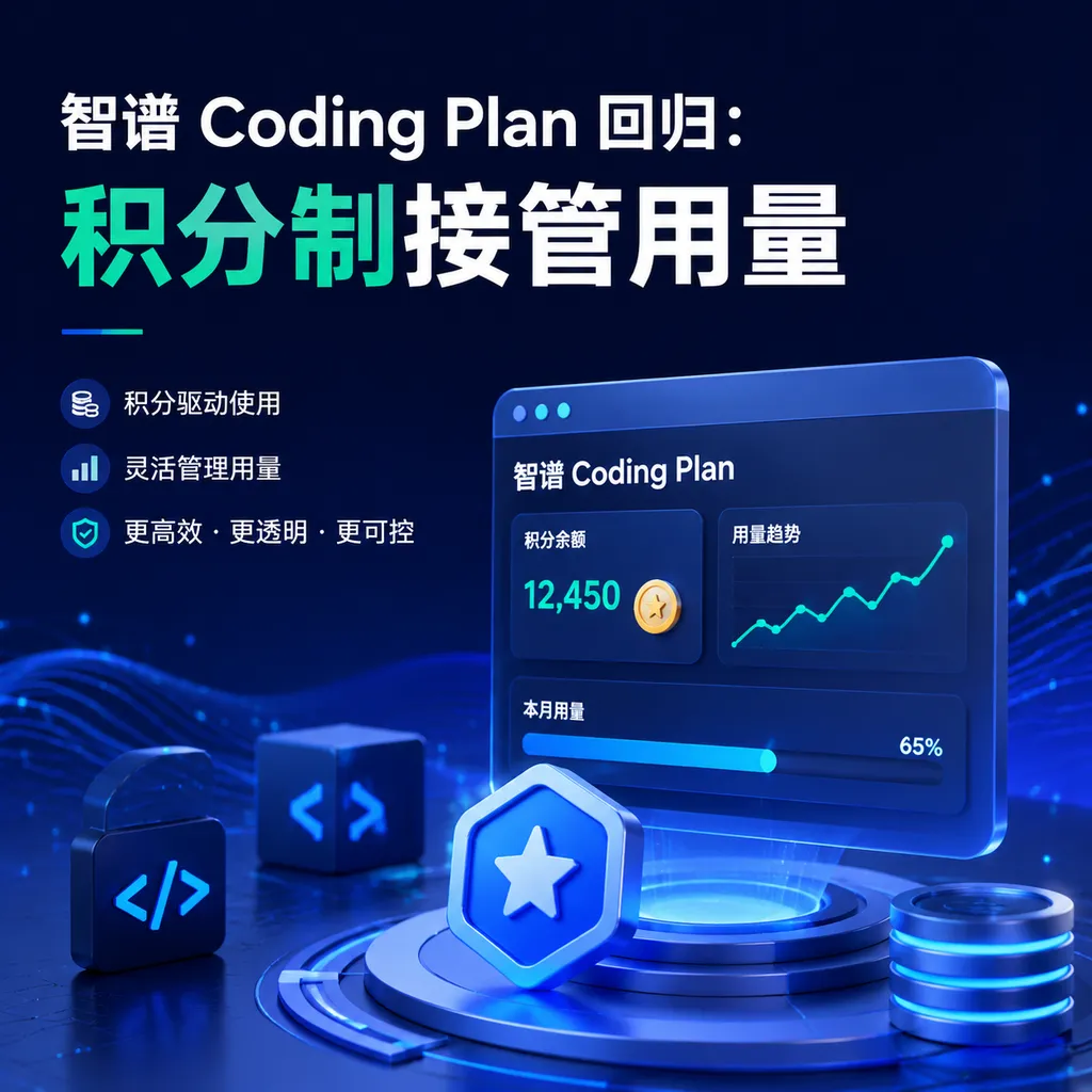 智谱Coding Plan回归:积分制接管用量