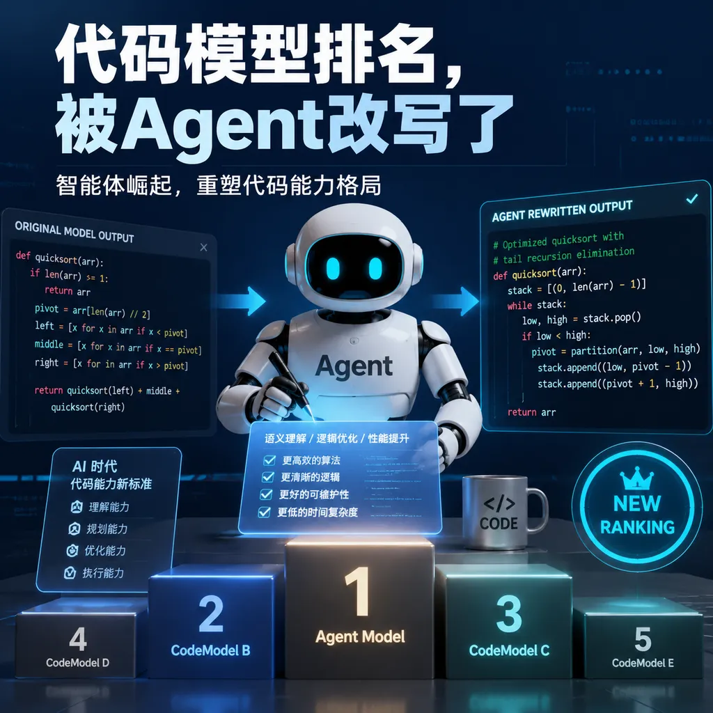 Coding model rankings, rewritten by an agent