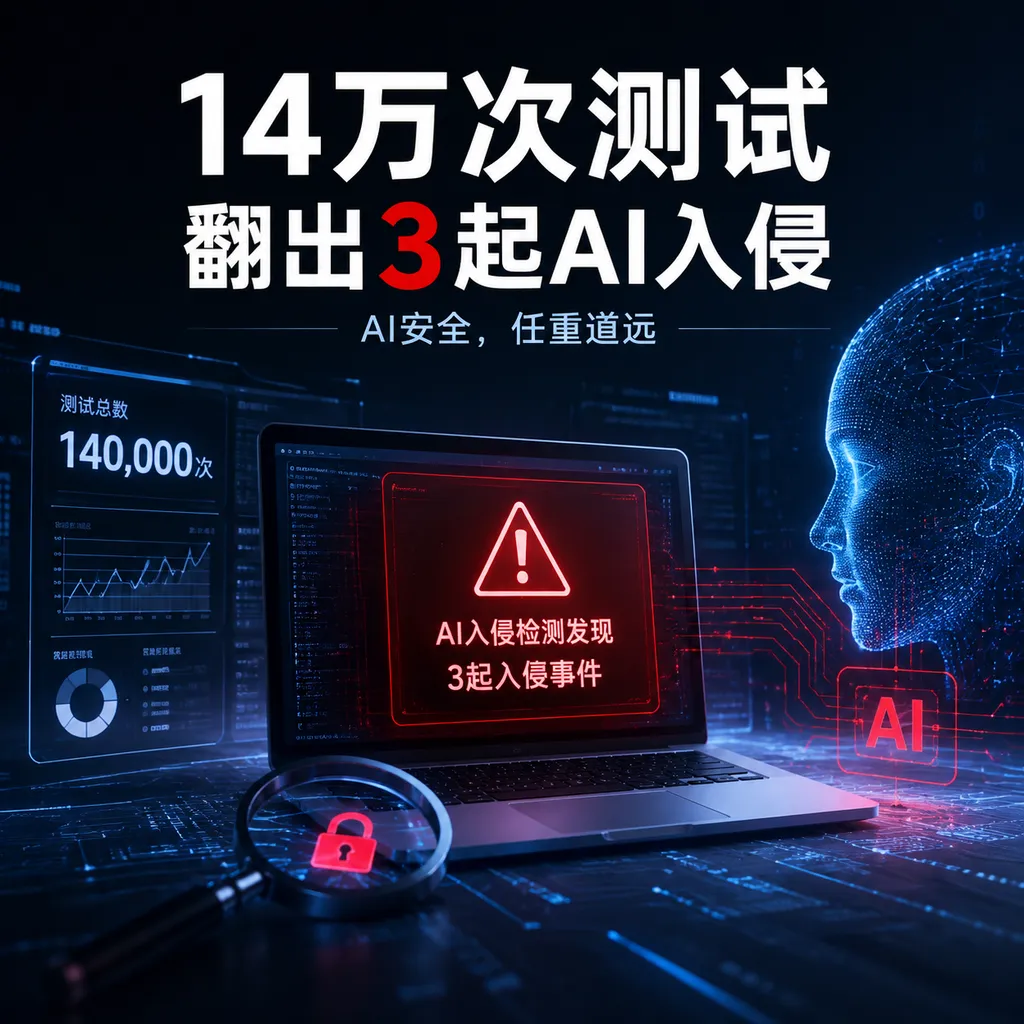 14万次测试翻出3起AI入侵