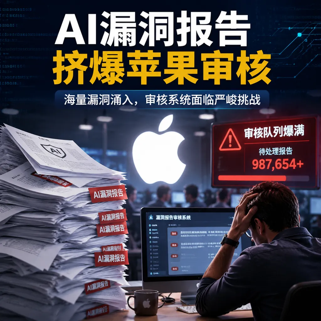 AI漏洞报告挤爆苹果审核