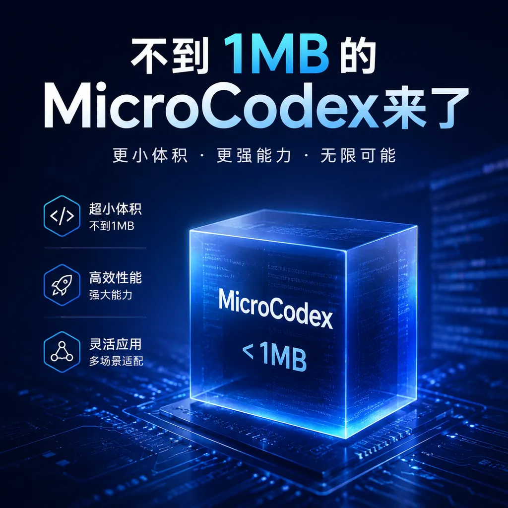 不到1MB的MicroCodex来了