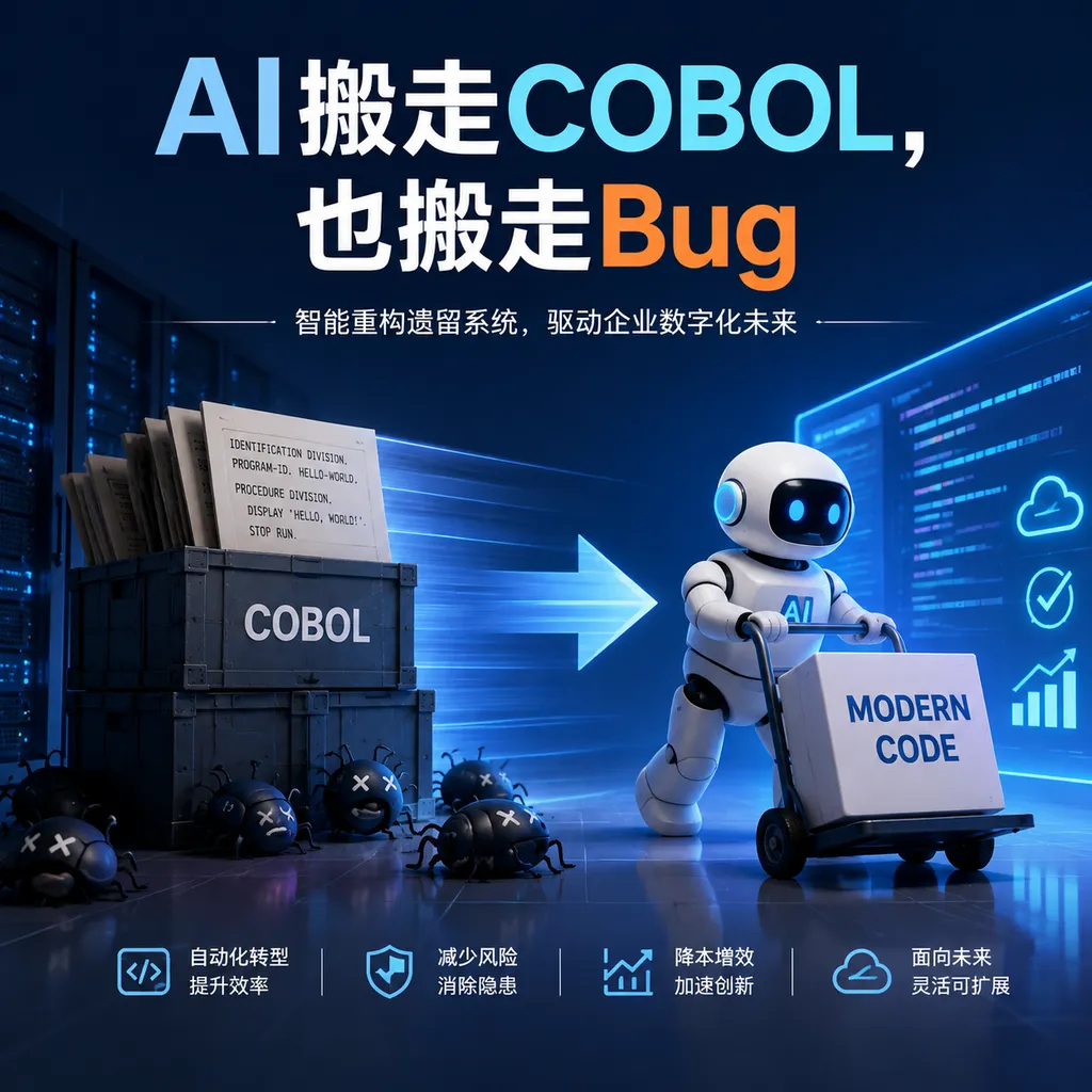 AI搬走COBOL,也搬走Bug