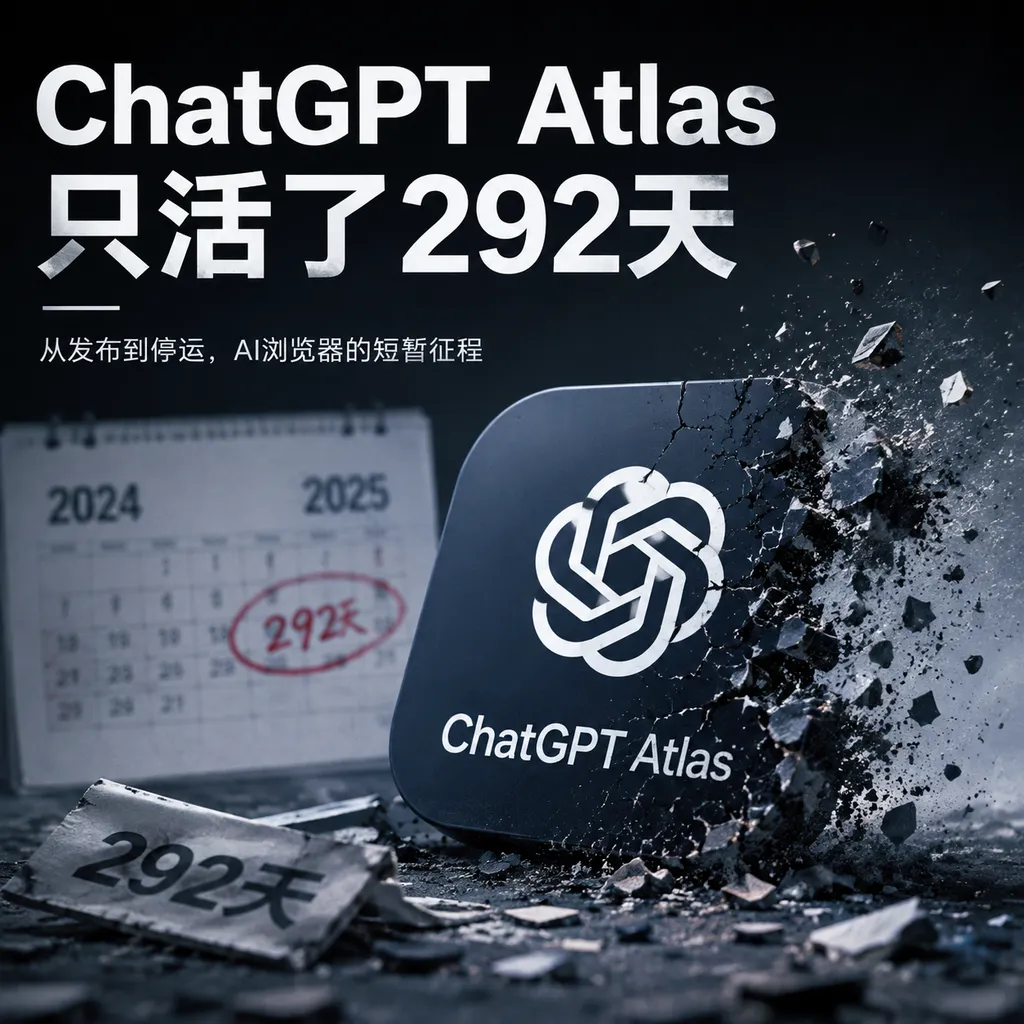 ChatGPT Atlas只活了292天