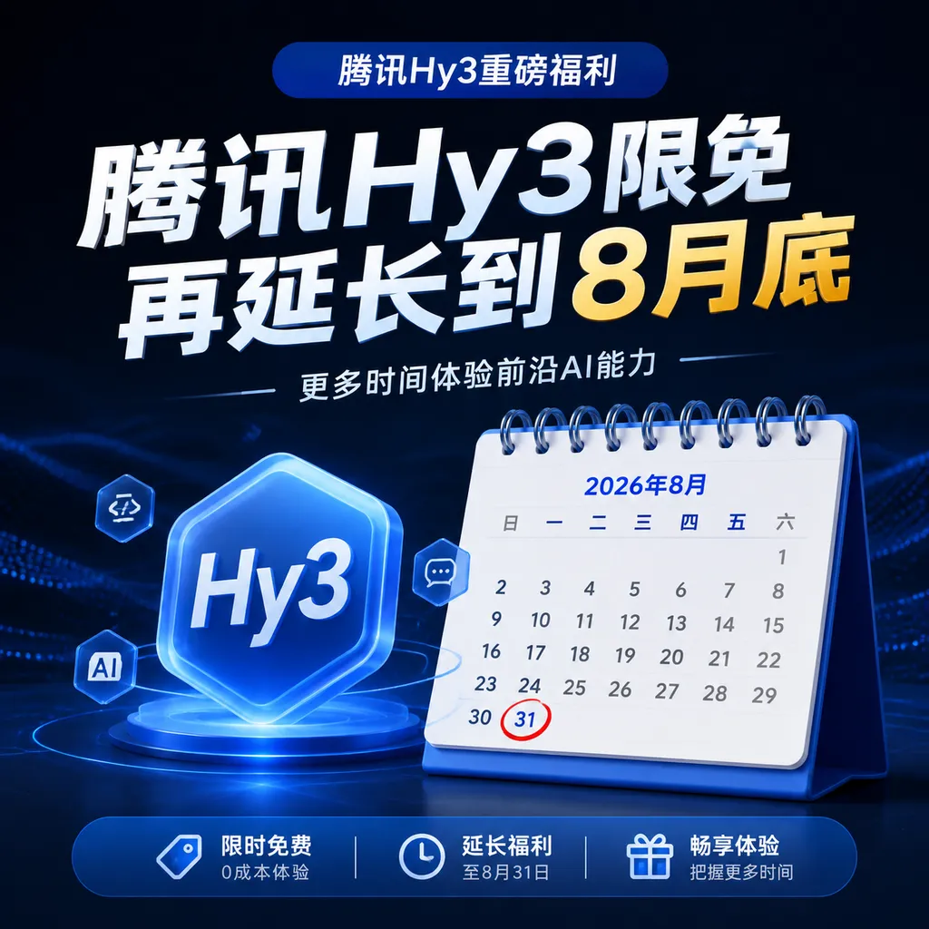 Tencent Hy3 Free Trial Extended Again Through the End of August