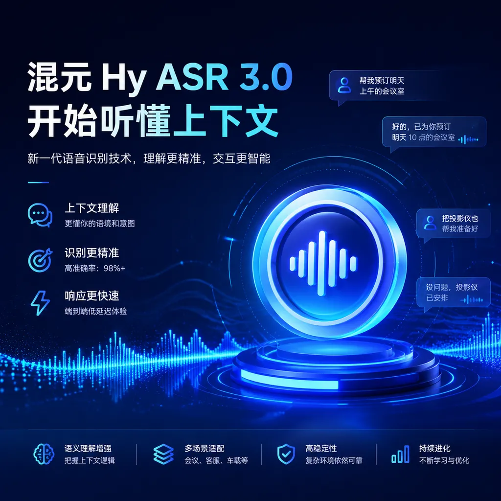 Hunyuan Hy ASR 3.0, Now Understanding Context