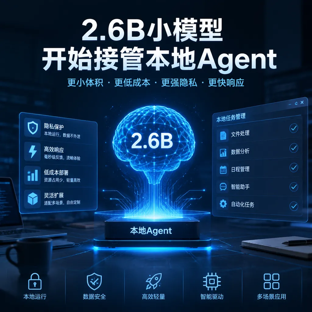 The 2.6B Small Model Starts Taking Over Local Agents