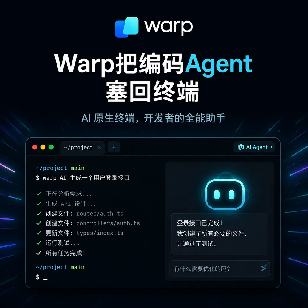Warp Brings the Coding Agent Back to the Terminal