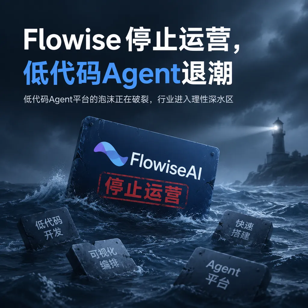 Flowise停止运营,低代码Agent退潮