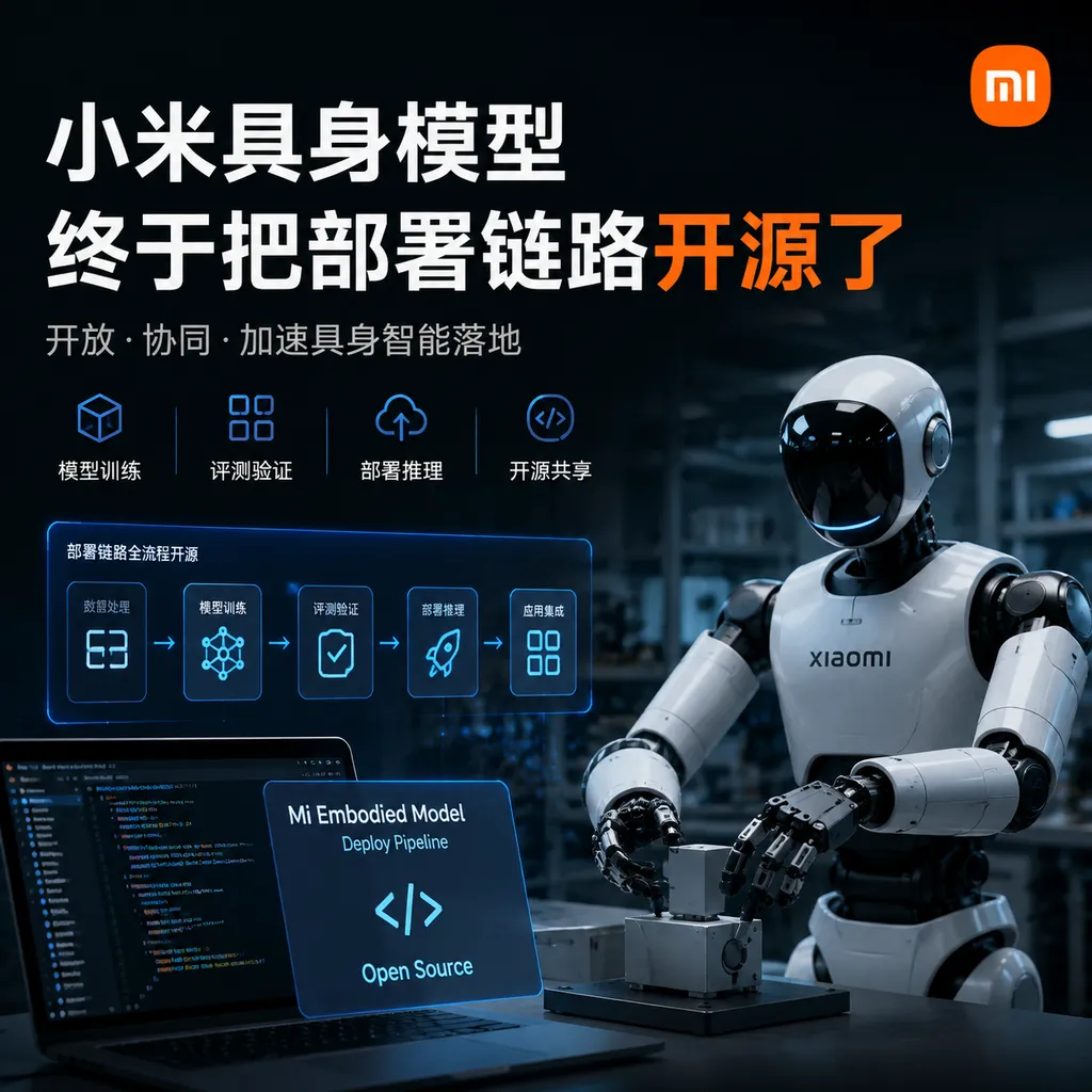 Xiaomi’s embodied AI model has finally open-sourced its deployment pipeline