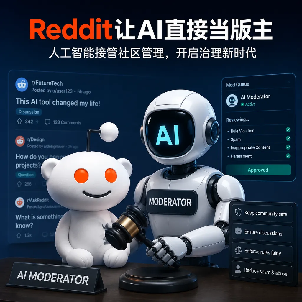 Reddit让AI直接当版主