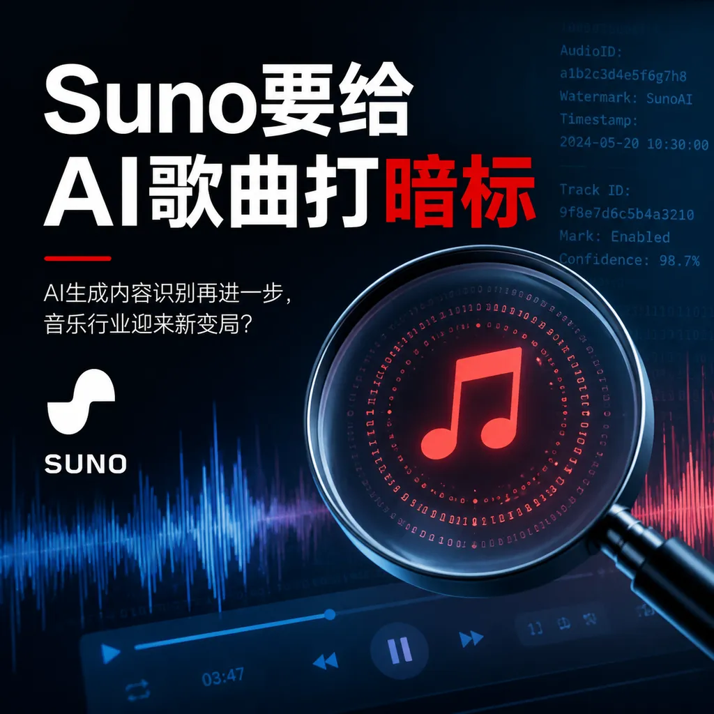 Suno要给AI歌曲打暗标
