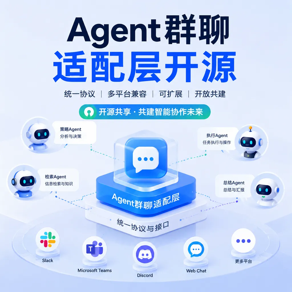 Open-Source Adaptation Layer for Agent Group Chats