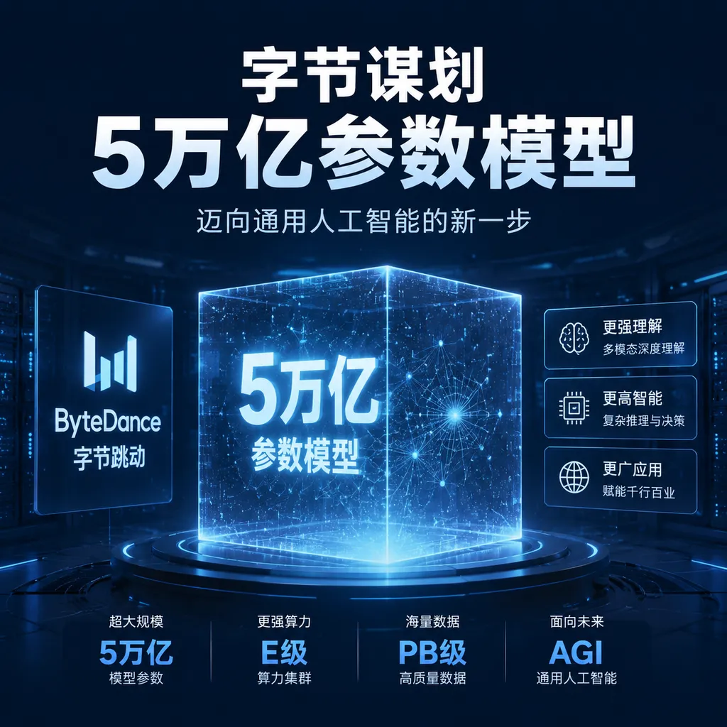 字节谋划5万亿参数模型