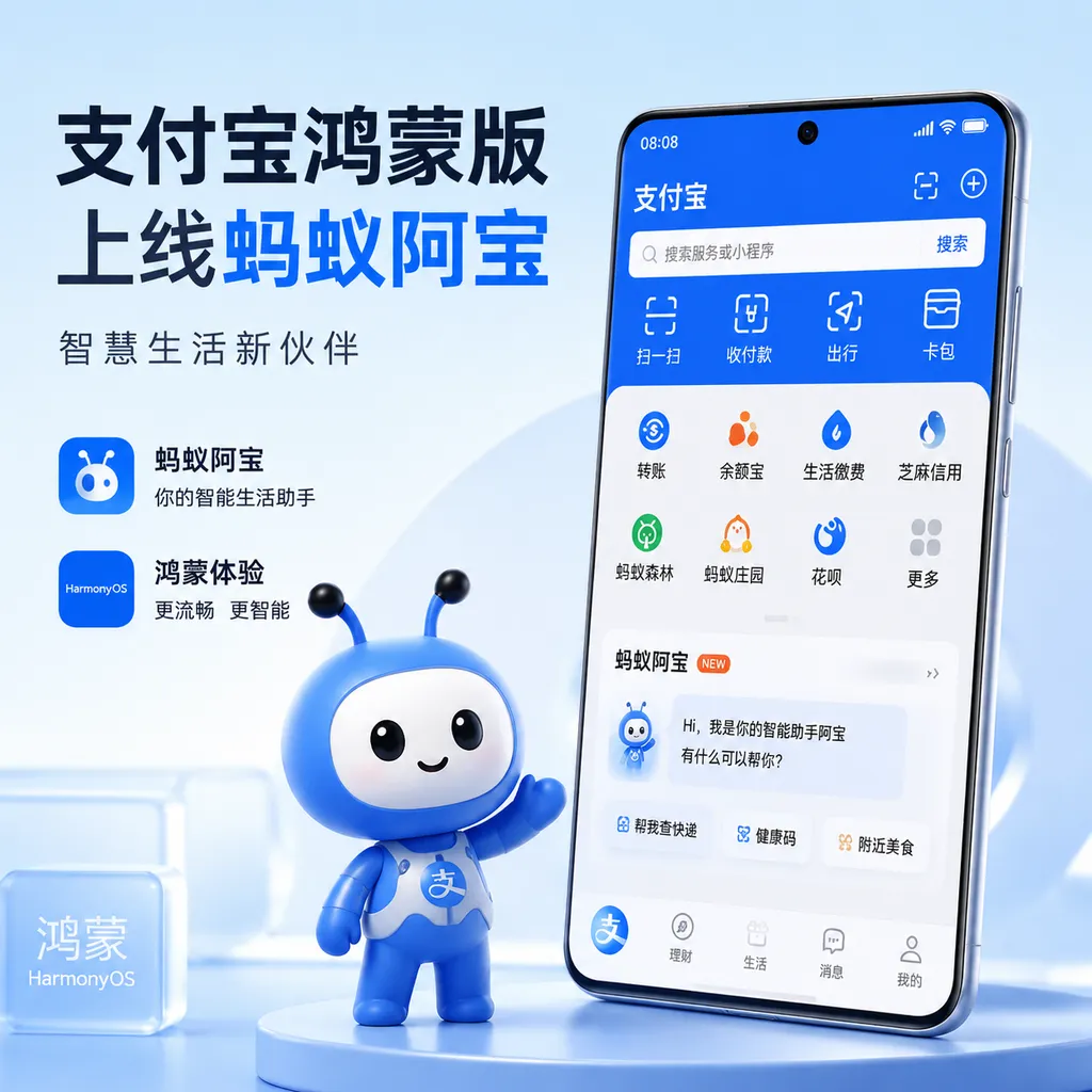 支付宝鸿蒙版上线蚂蚁阿宝