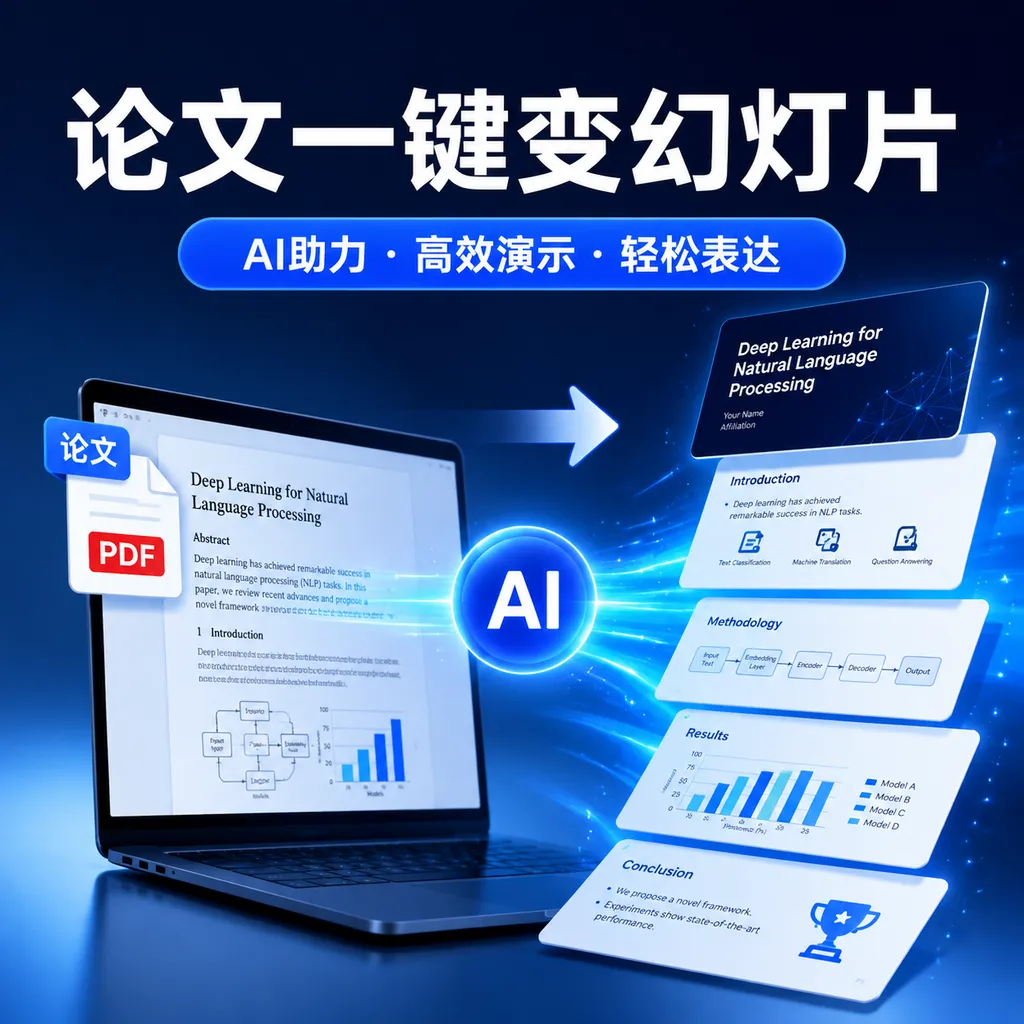 论文一键变幻灯片