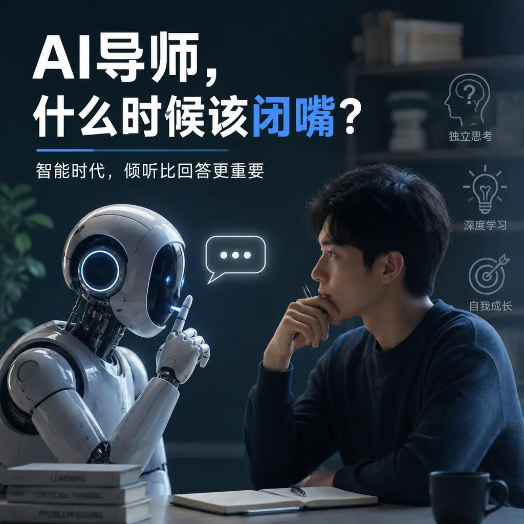 AI导师,什么时候该闭嘴?