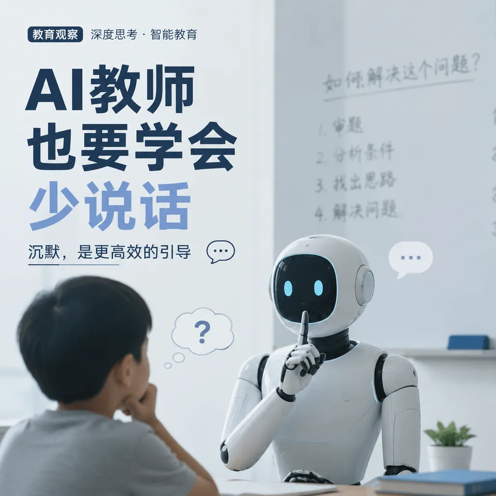 AI Teachers Also Need to Learn to Talk Less