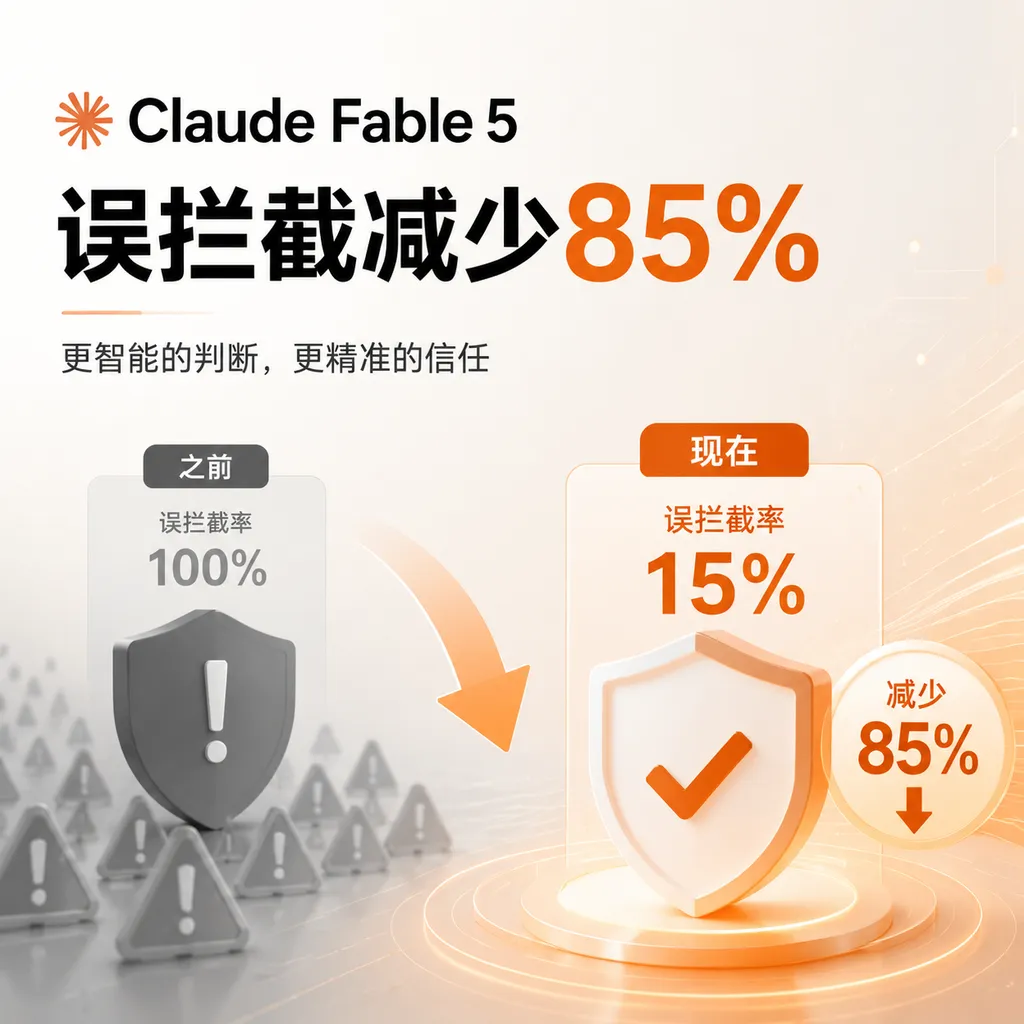 Claude Fable 5误拦截减少85%
