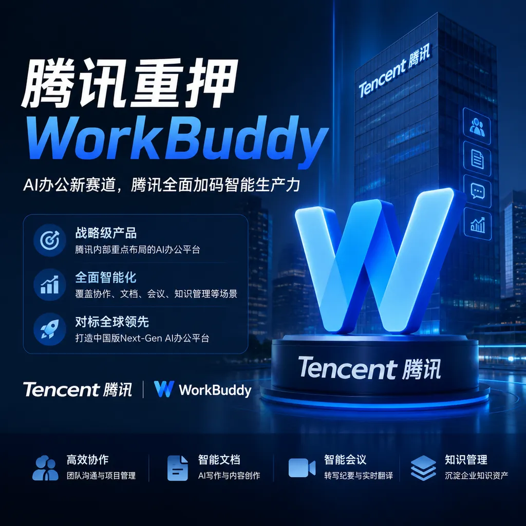 腾讯重押WorkBuddy