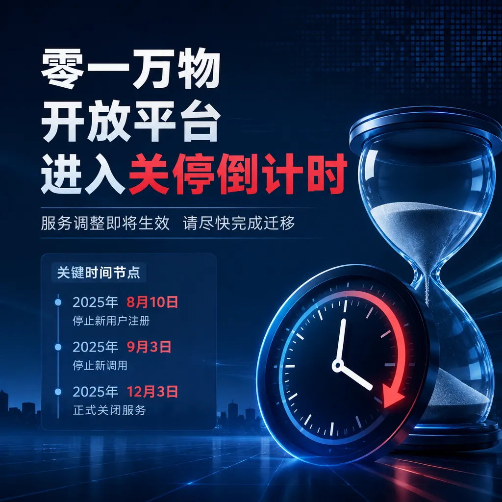 零一万物开放平台进入关停倒计时