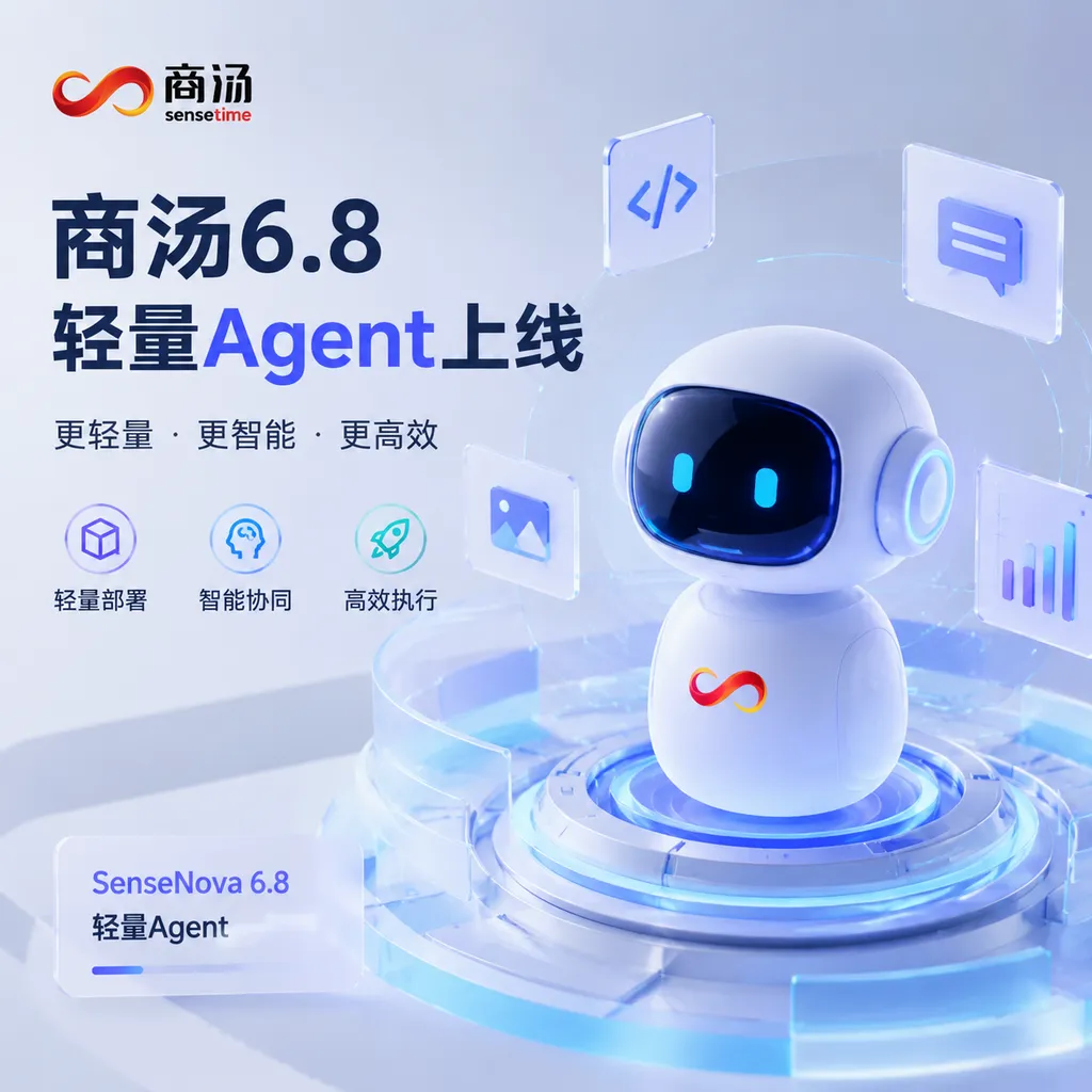 SenseTime 6.8 Lightweight Agent Goes Live
