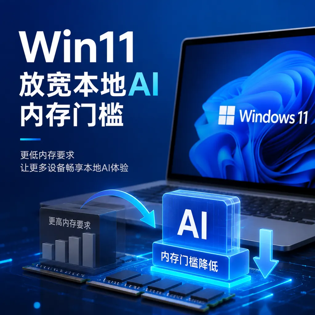 Win11放宽本地AI内存门槛