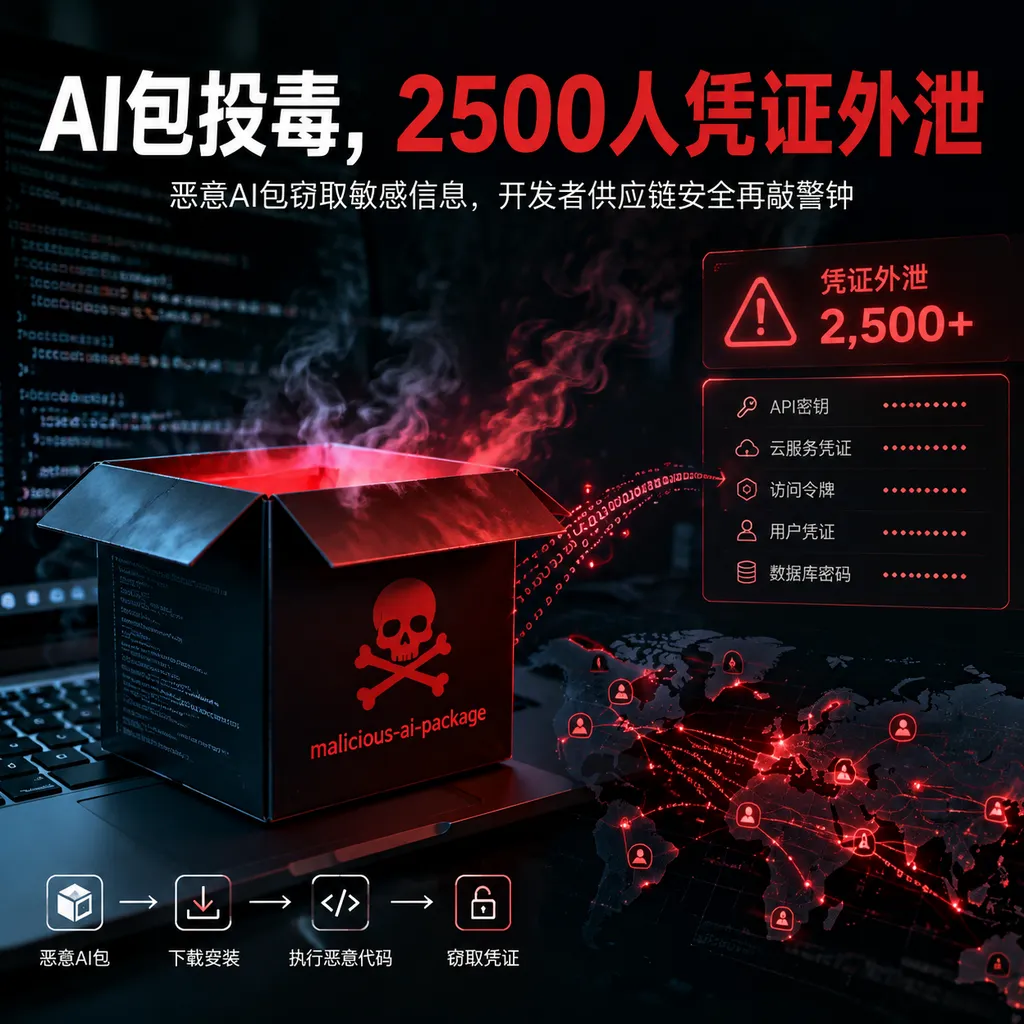 AI包投毒,2500人凭证外泄