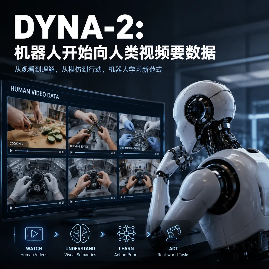 DYNA-2:机器人开始向人类视频要数据