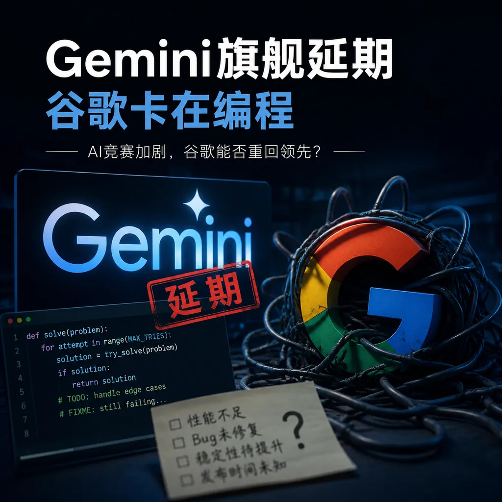 Gemini Flagship Delayed as Google Struggles with Coding