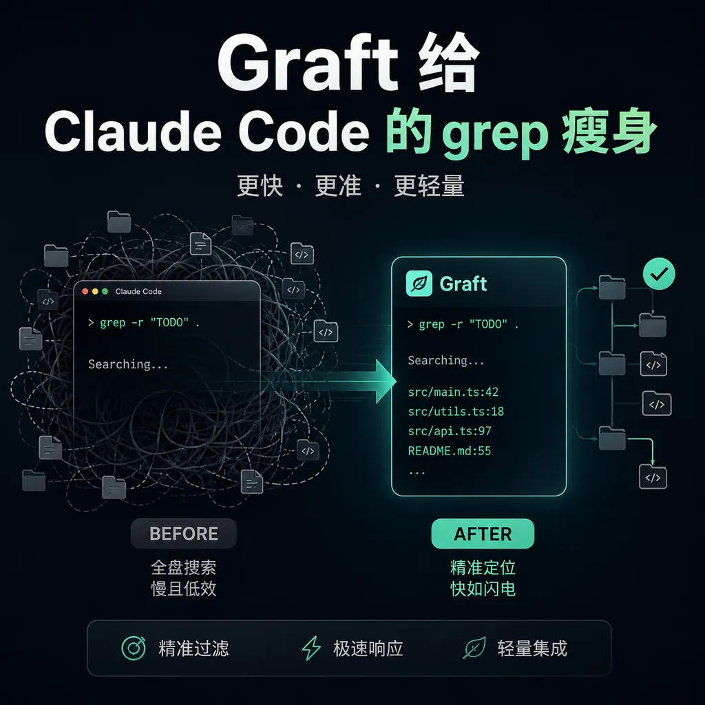 Graft 给 Claude Code 的 grep 瘦身