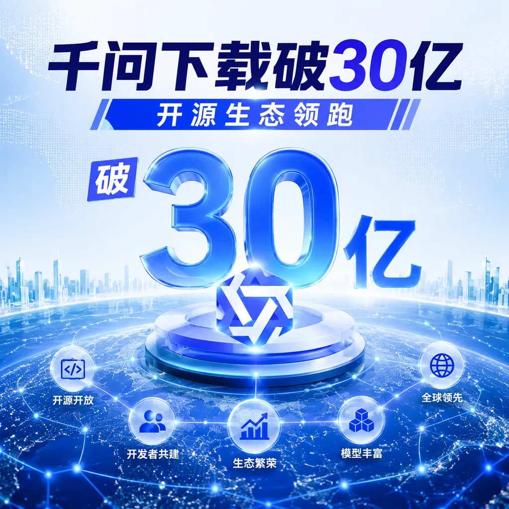 千问下载破30亿,开源生态领跑