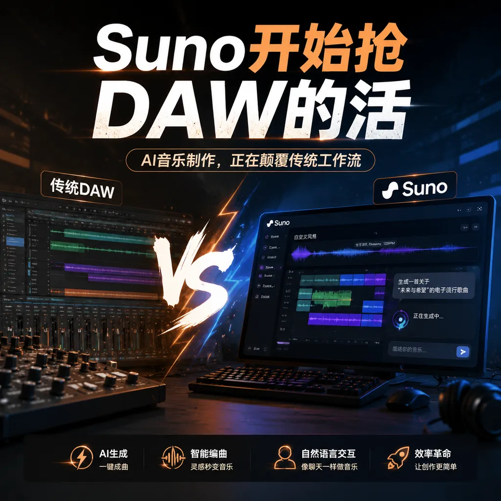 Suno Starts Taking Over DAW Work